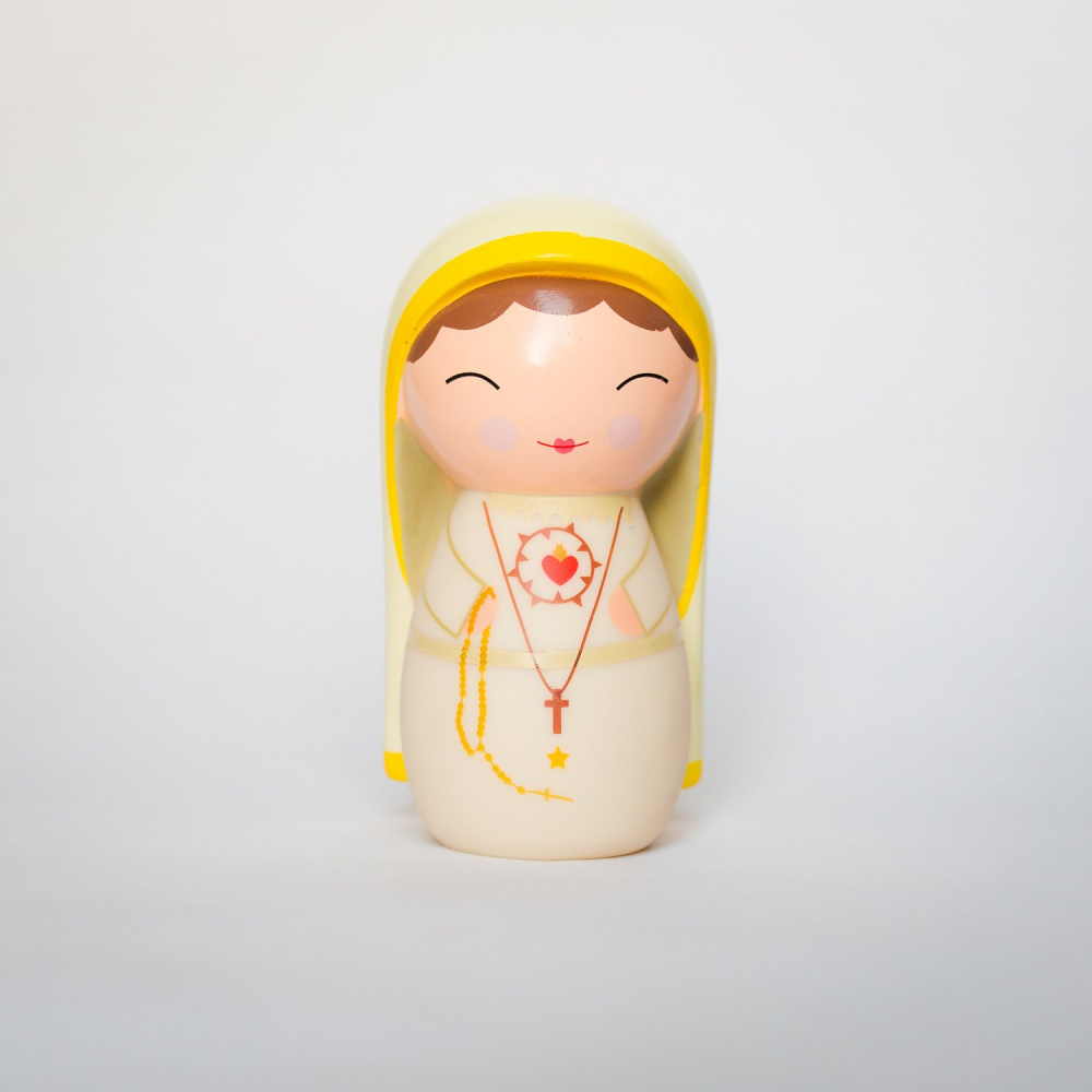 our lady of guadalupe shining light doll