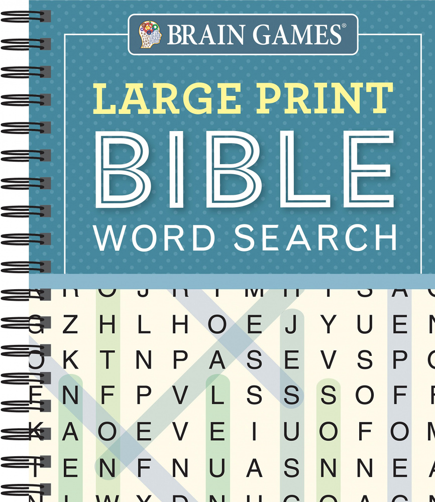 Bible Word Search Large Print Brain Games Phoenix Publications International Book