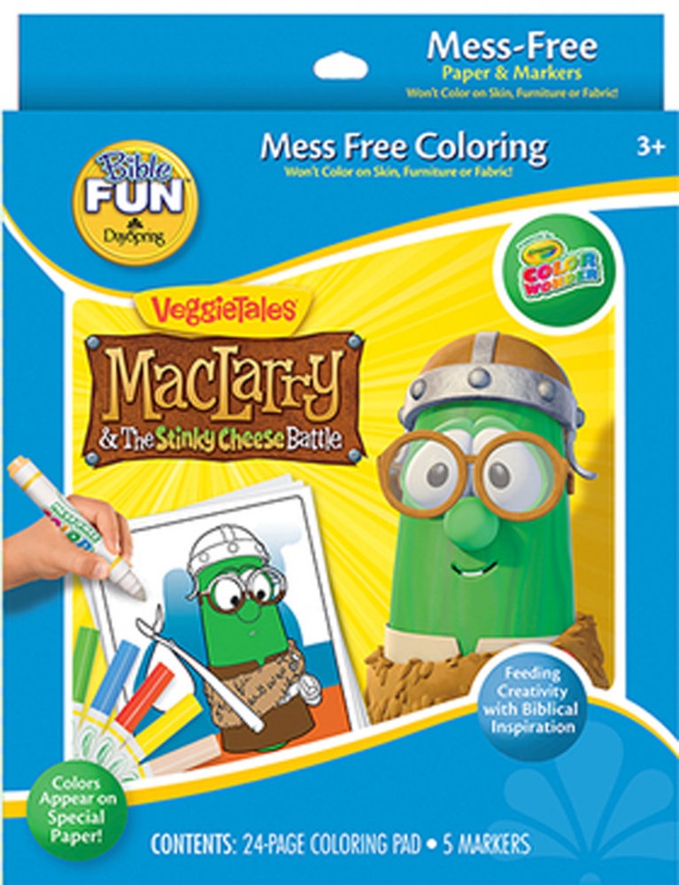 Download VeggieTales MacLarry & The Stinky Cheese Color Pad - VeggieTales (Arts & Crafts) | daywind.com