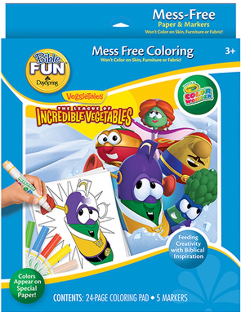 Download VeggieTales Sweet Pea Beauty Color Pad - VeggieTales (Arts & Crafts) | daywind.com